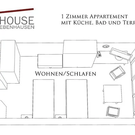 Boardinghouse-Ebenhausen Aparthotel Ebenhausen Werk Buitenkant foto